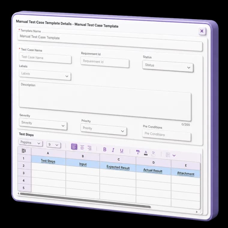 Test Management Capabilities